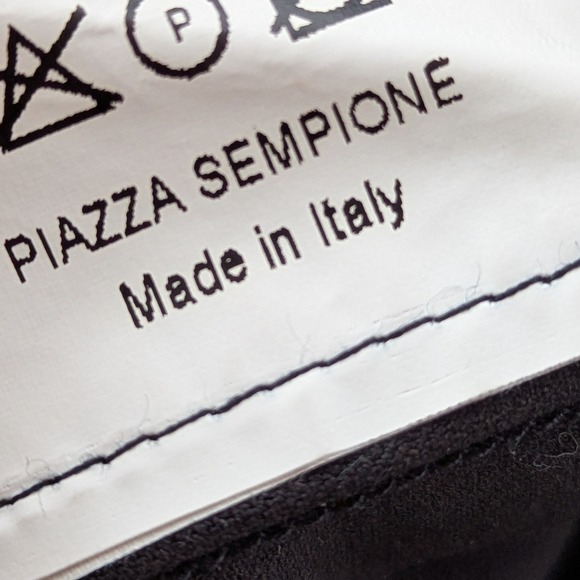 Piazza Sempione Audrey‎ P315 Italian Stretch Cotton Slim Pants 42 US 8 - Picture 10 of 11